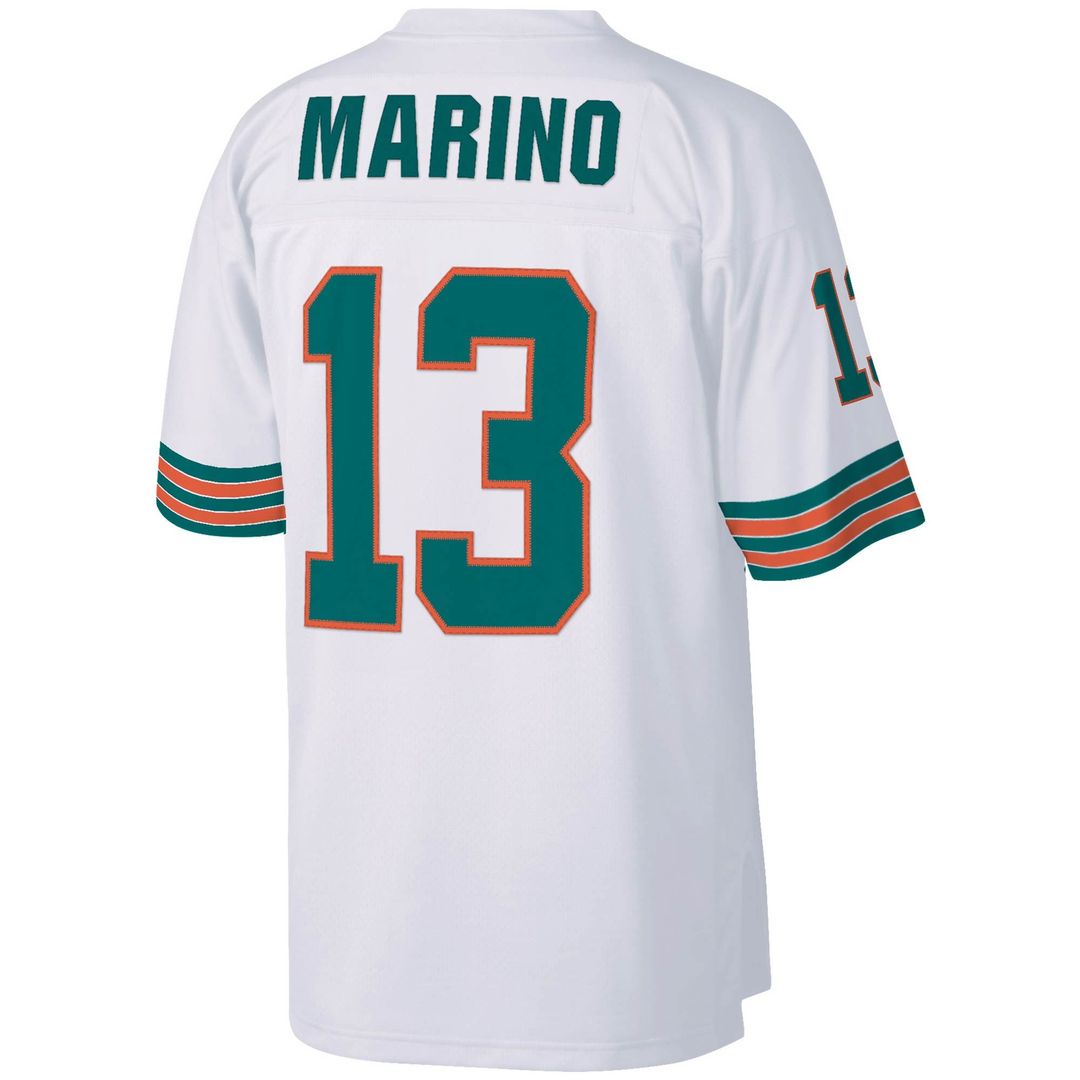 Dan Marino Miami Dolphins Mitchell & Ness Big & Tall 1984 Retired Player Replica Jersey - Aqua