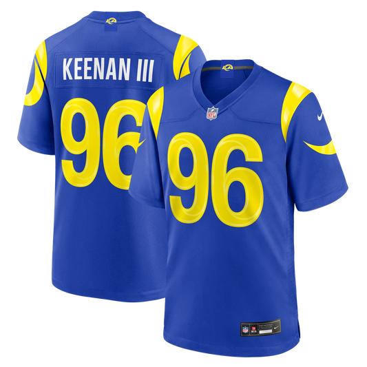 Tim Keenan III Los Angeles Rams Nike Team Game Jersey - Royal