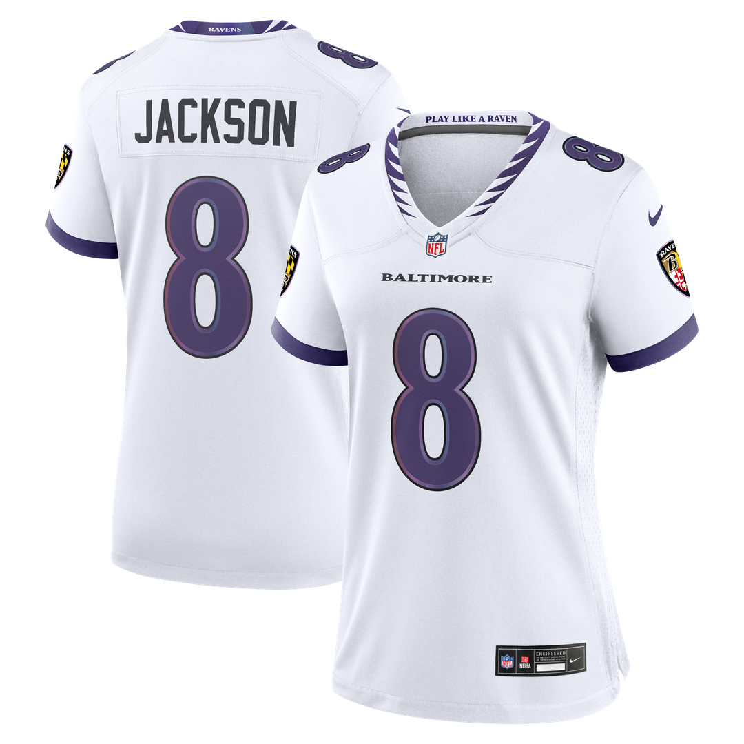 Lamar Jackson Baltimore Ravens Nike Women's Alternate Game Jersey - Black