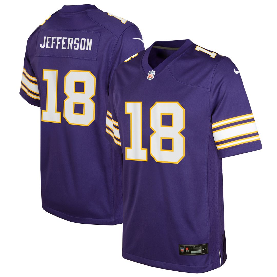Justin Jefferson Minnesota Vikings Nike Youth Game Jersey - White
