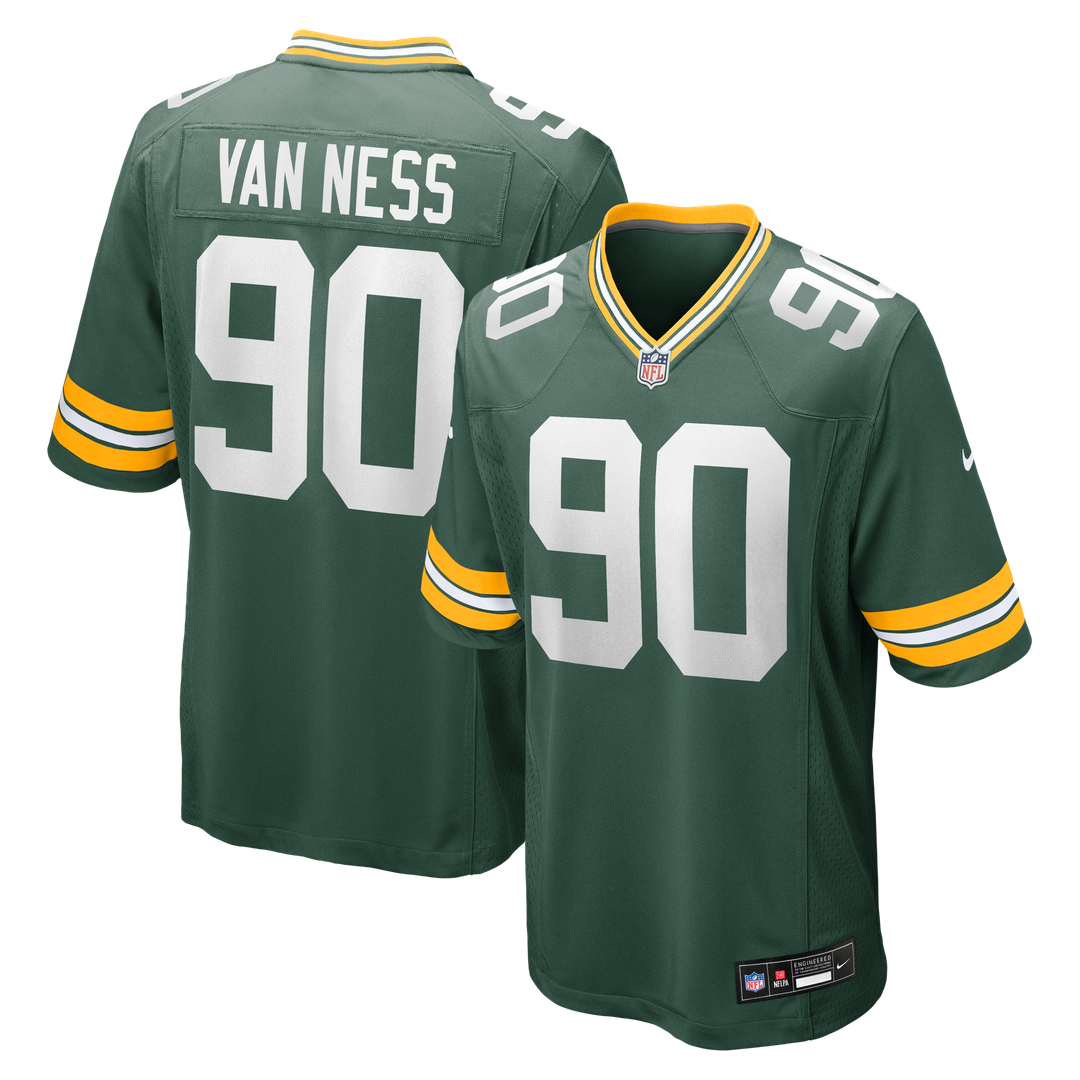 Lukas Van Ness Green Bay Packers Nike  Game Jersey - Green