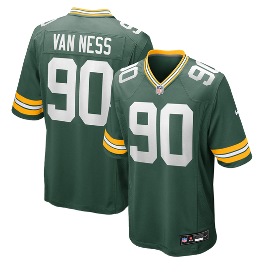 Lukas Van Ness Green Bay Packers Nike  Game Jersey - Green