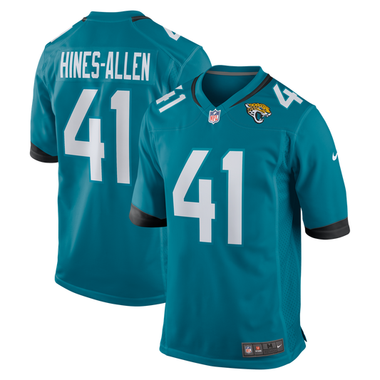 Josh Hines-Allen Jacksonville Jaguars Nike Player Game Jersey - Teal