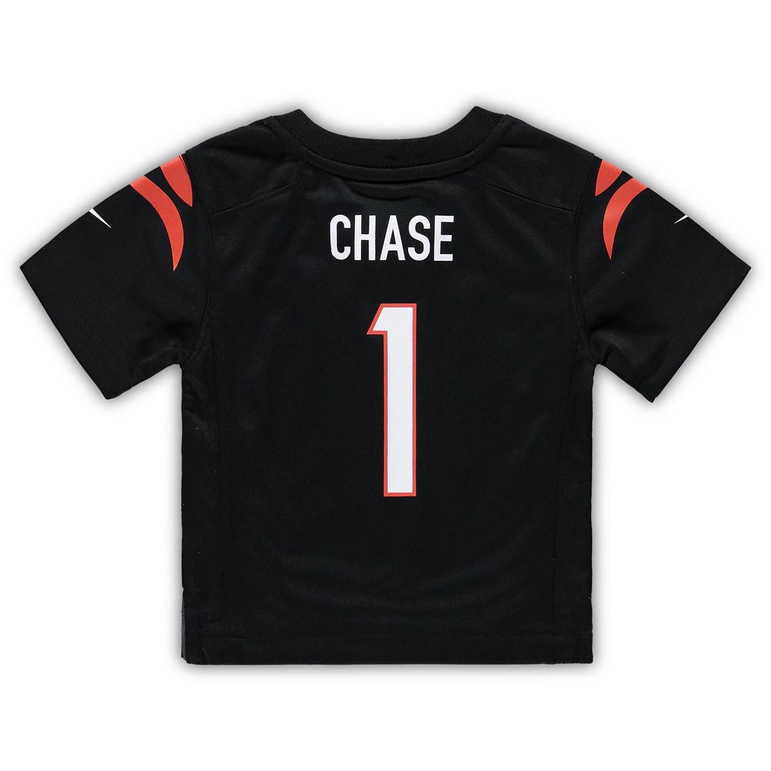 Ja'Marr Chase Cincinnati Bengals Nike Infant Team  Player Game Jersey - Black