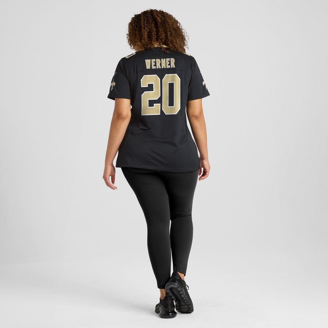 Pete Werner New Orleans Saints Nike Women's Game Jersey - Black
