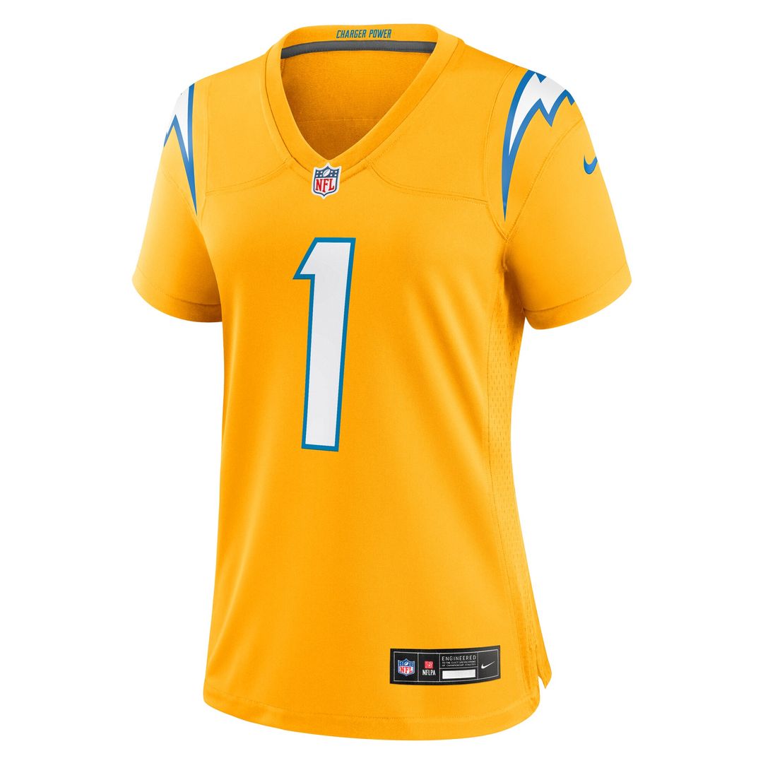 Quentin Johnston Los Angeles Chargers Nike Women's Alternate Super Chargers Game Jersey - Navy