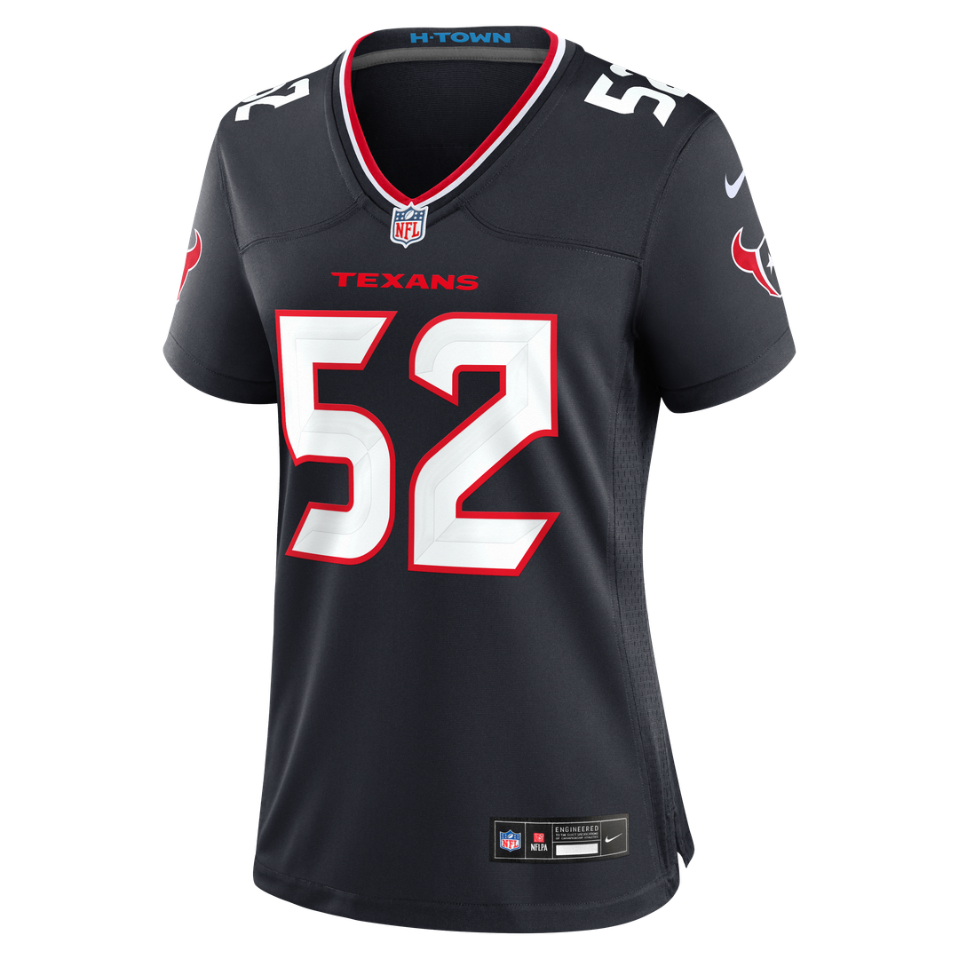 Xavier Thomas Houston Texans Nike Women's Team Game Jersey -  Navy