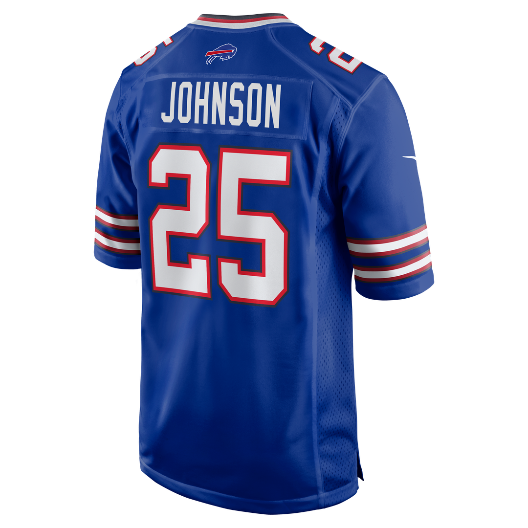 Ty Johnson Buffalo Bills Nike Team Game Jersey - Royal