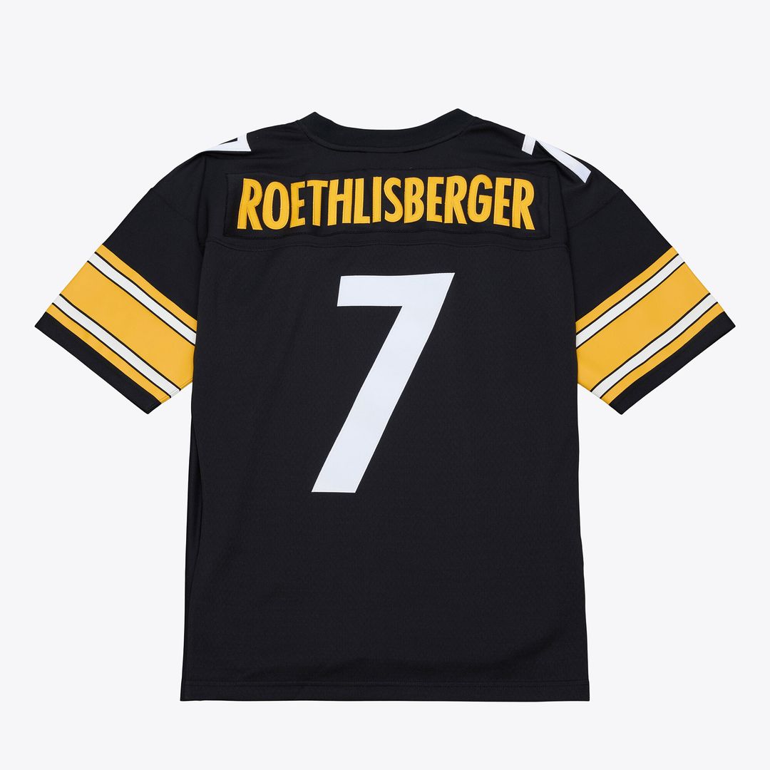 Ben Roethlisberger Pittsburgh Steelers Mitchell & Ness 2004 Legacy Throwback Replica Jersey - Black
