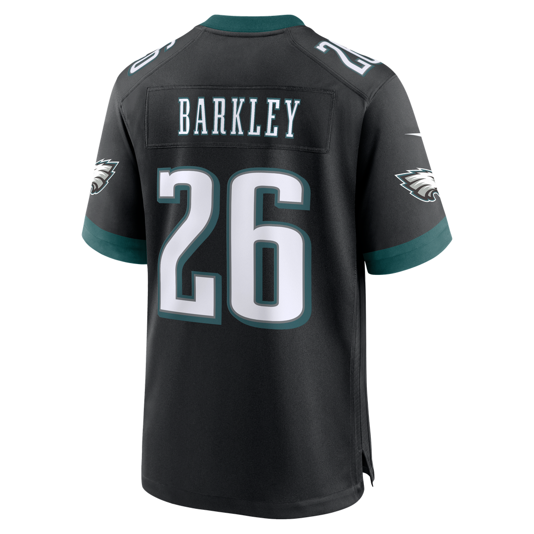 Saquon Barkley Philadelphia Eagles Nike Team Game Jersey -  Midnight Green