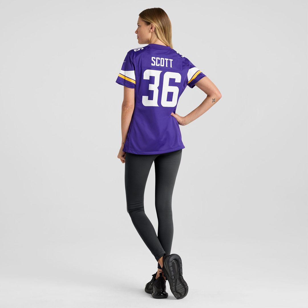 Zavier Scott Minnesota Vikings Nike Women's Team Game Jersey -  Purple
