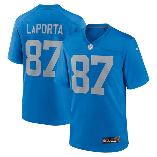 Sam LaPorta Detroit Lions Nike Alternate Game Jersey -  Blue