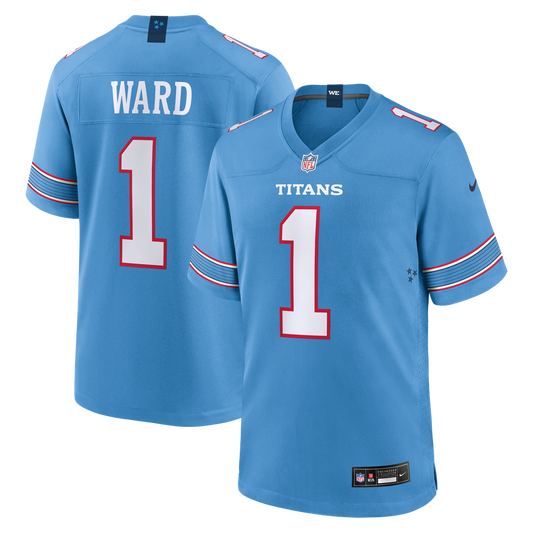 Cameron Ward Tennessee Titans Nike Game Jersey - Light Blue