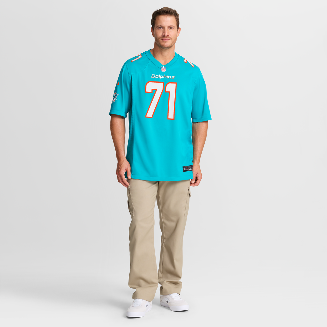 Kion Smith Miami Dolphins Nike  Game Jersey -  Aqua