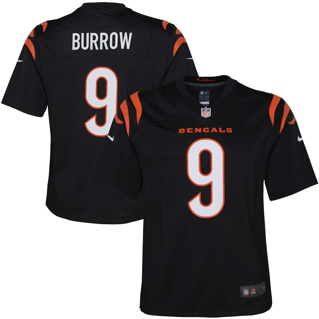Joe Burrow Cincinnati Bengals Nike Youth Game Jersey - Orange