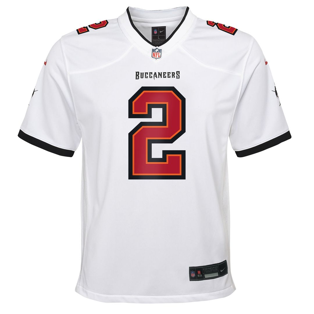Emeka Egbuka Tampa Bay Buccaneers Nike Youth White Game Jersey - White