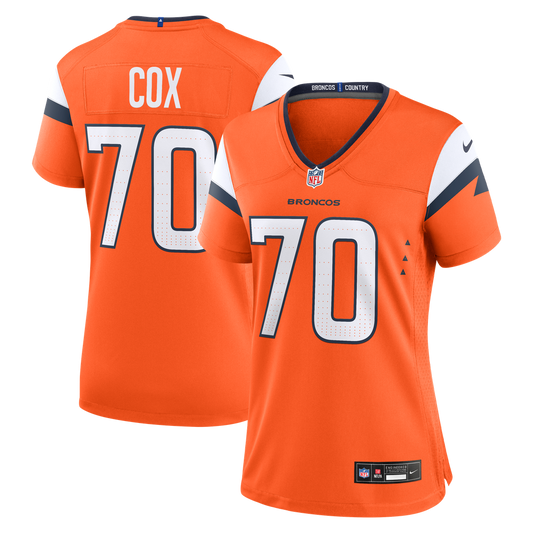 Marques Cox Denver Broncos Nike Women's Team Game Jersey -  Orange