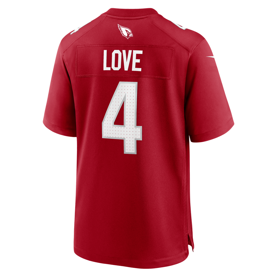Jeremiyah Love Arizona Cardinals Nike Alternate Game Player Jersey - Black