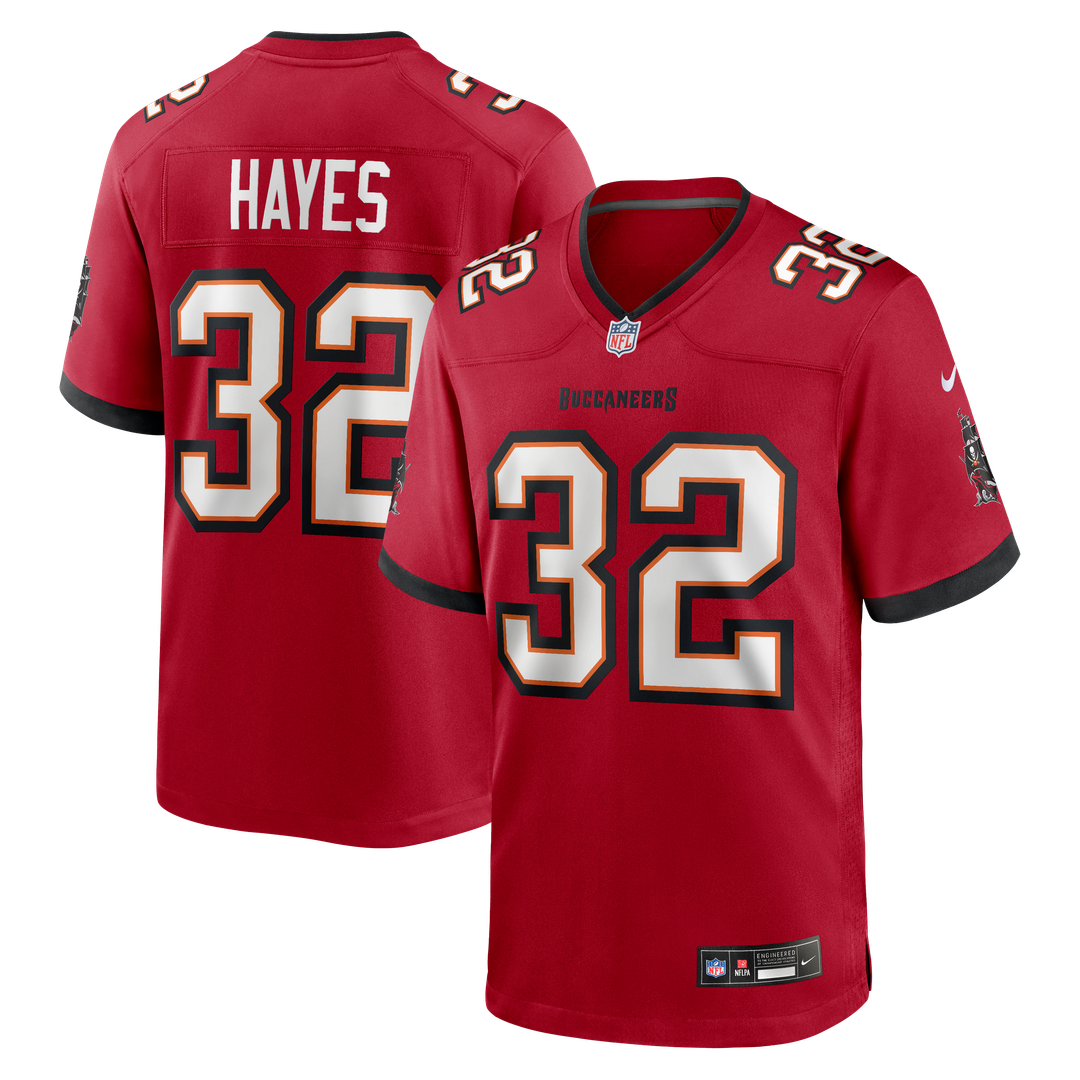 Josh Hayes Tampa Bay Buccaneers Nike  Game Jersey -  Red