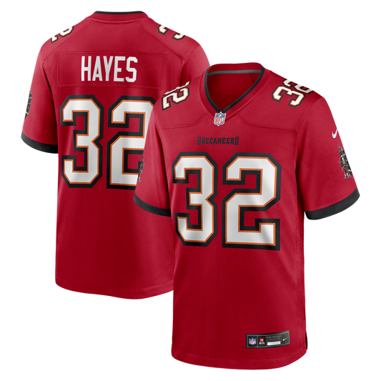 Josh Hayes Tampa Bay Buccaneers Nike  Game Jersey -  Red