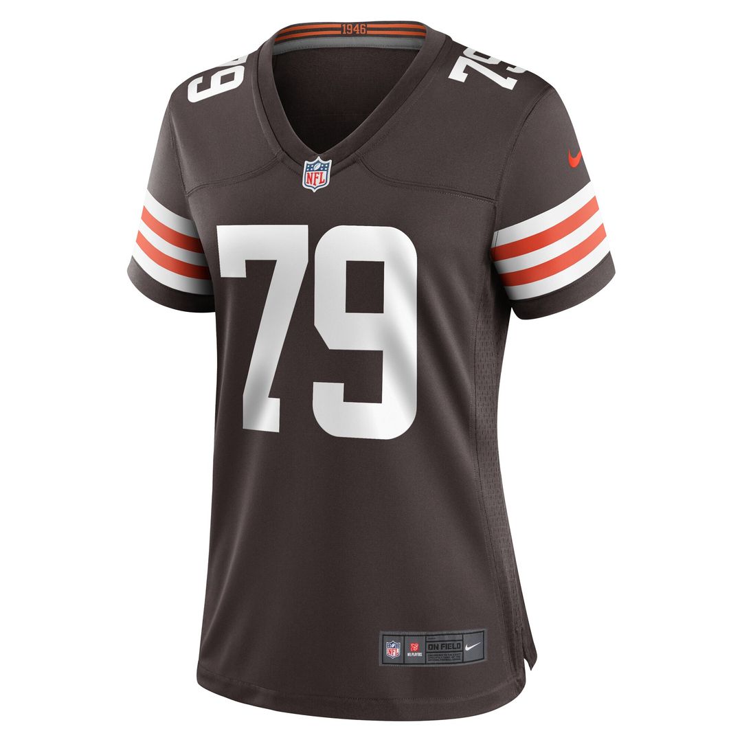 Dawand Jones Cleveland Browns Nike Women's Team Game Jersey -  Brown