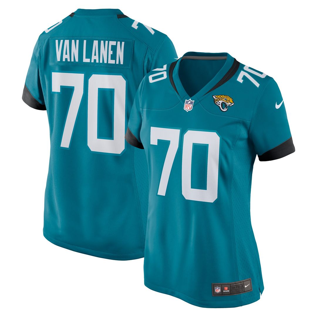 Cole Van Lanen Jacksonville Jaguars Nike Women's Game Player Jersey - Teal