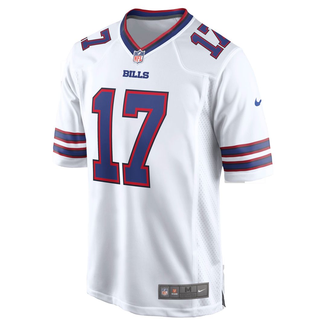 Josh Allen Buffalo Bills Nike White Game Player Jersey - White