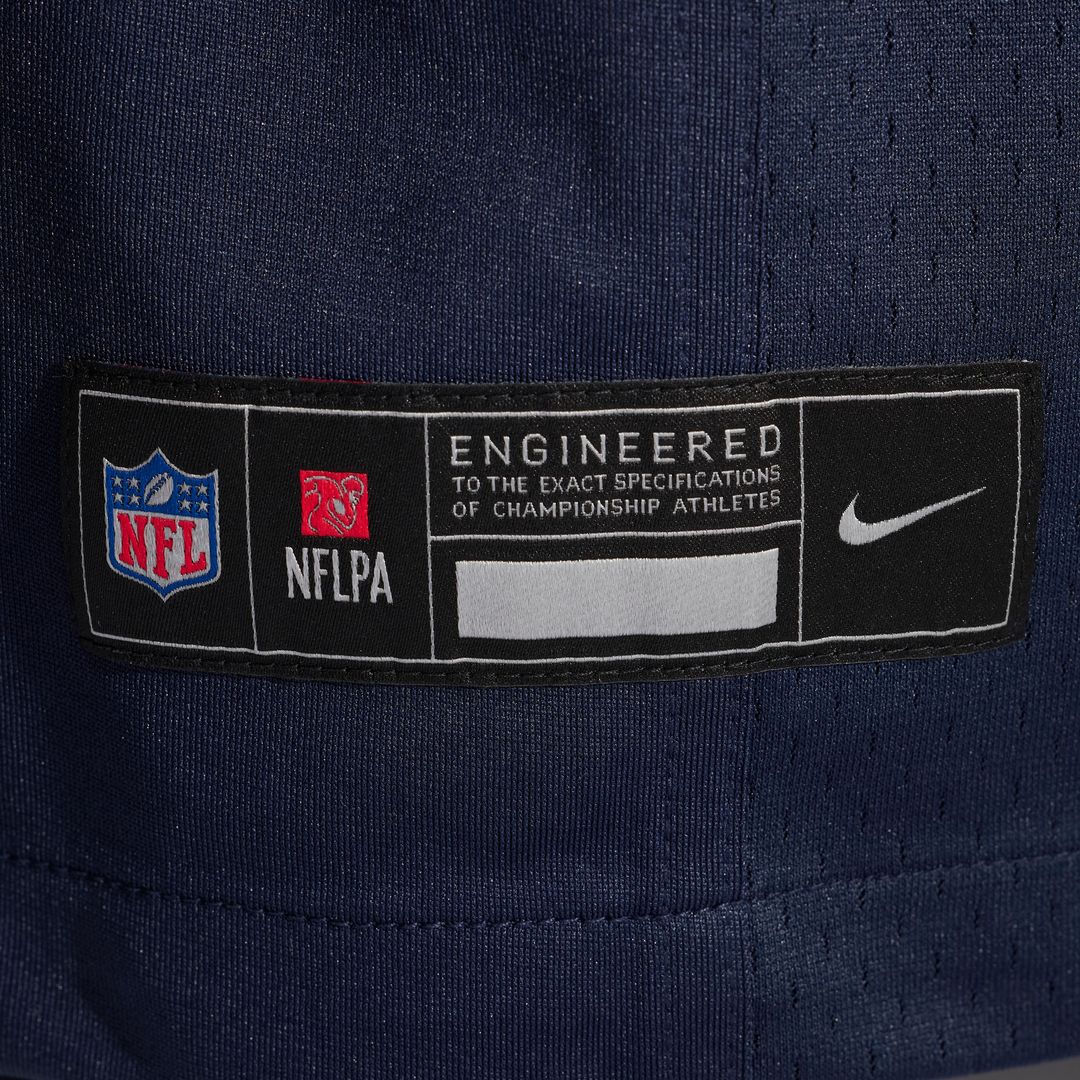 Nick McCloud Chicago Bears Nike Team Game Jersey -  Navy