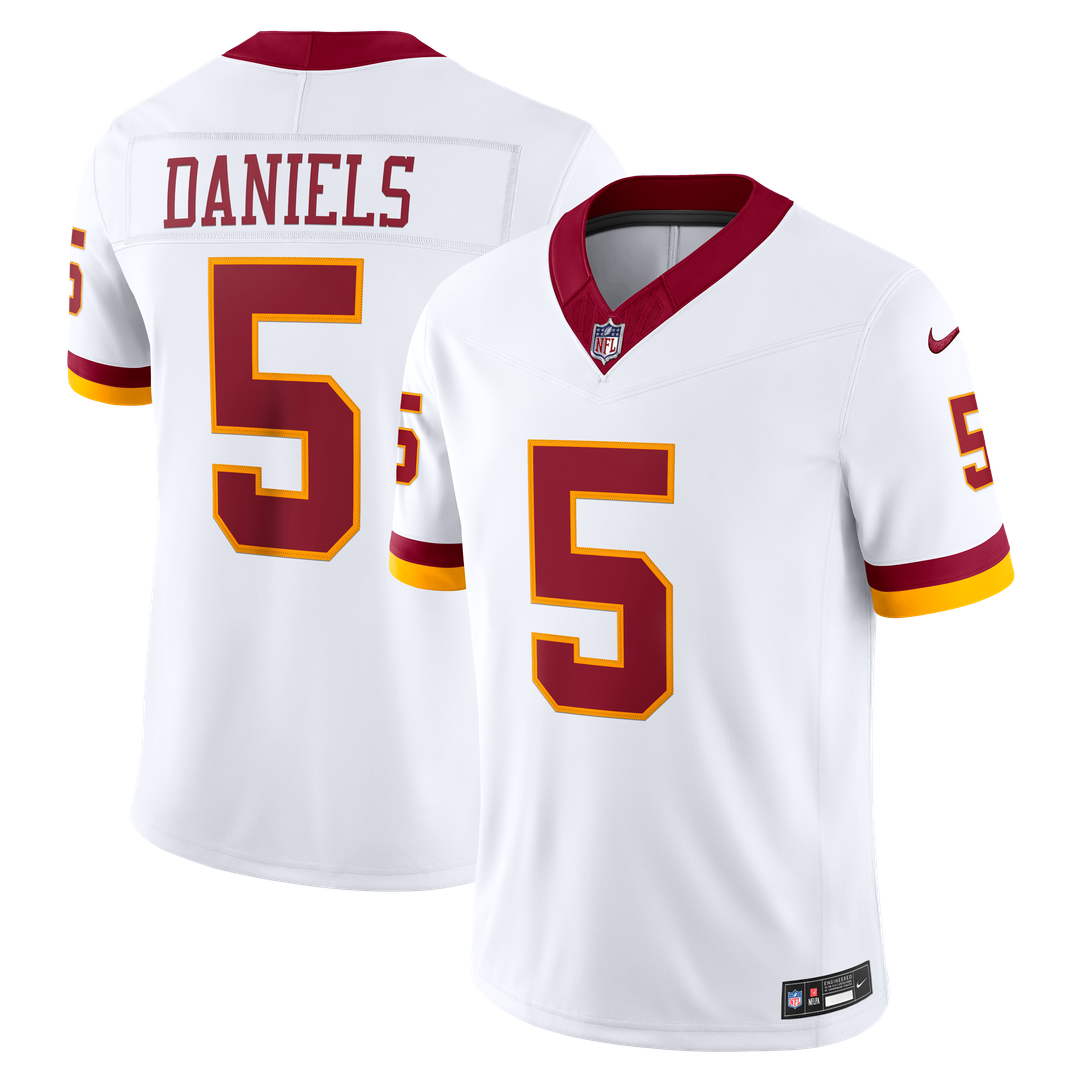 Jayden Daniels Washington Commanders Nike Vapor F.U.S.E. Stitched Limited Jersey - Burgundy