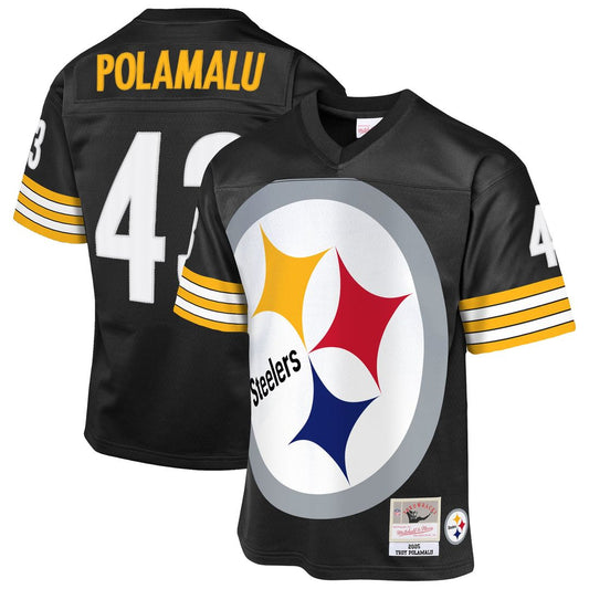 Troy Polamalu Pittsburgh Steelers Mitchell & Ness Youth 2005 Throwback Fashion Jersey - Black