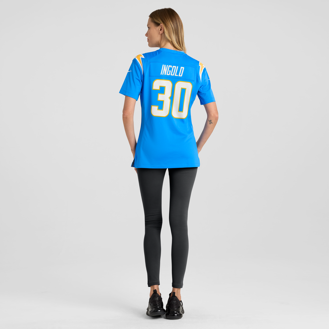 Alec Ingold Los Angeles Chargers Nike Women's Team Game Jersey -  Powder Blue