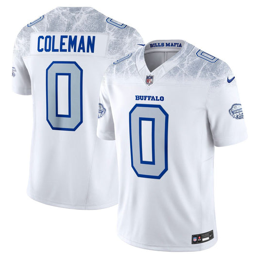 Keon Coleman Buffalo Bills Nike 2025 Rivalries Collection Stitched Limited Jersey - White
