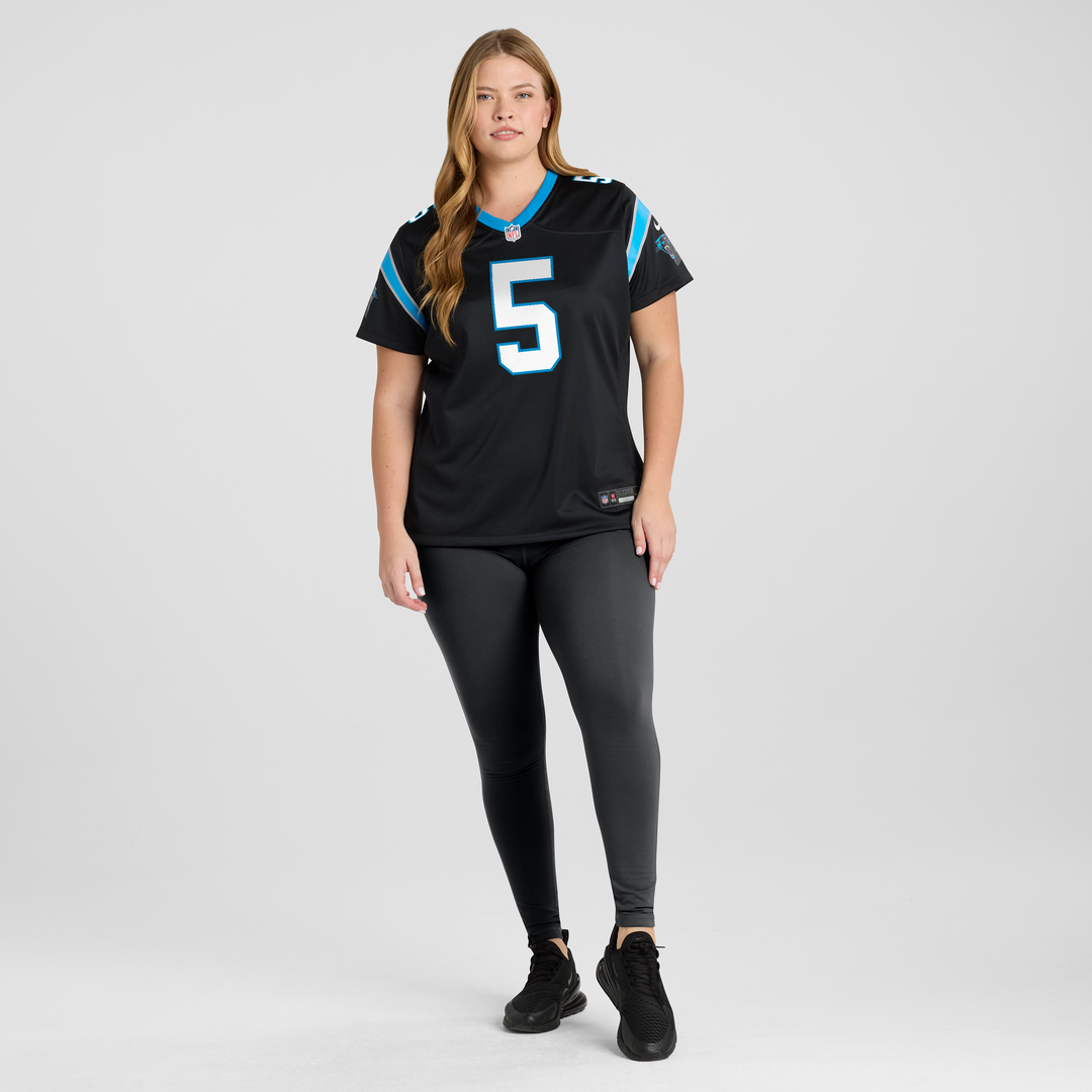 Jaelan Phillips Carolina Panthers Nike Women's Team Game Jersey -  Black