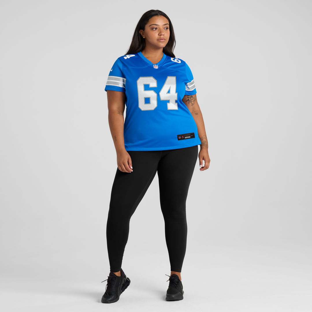 Cade Mays Detroit Lions Nike Women's Team Game Jersey -  Blue