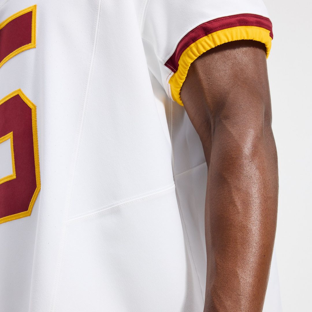 Jayden Daniels Washington Commanders Nike Alternate 2 Super Bowl Era Vapor F.U.S.E. Elite Jersey - White