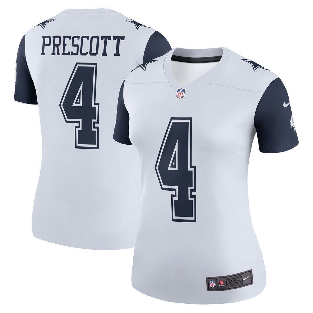 Dak Prescott Dallas Cowboys Nike Women's Legend Player Performance Top -  Navy
