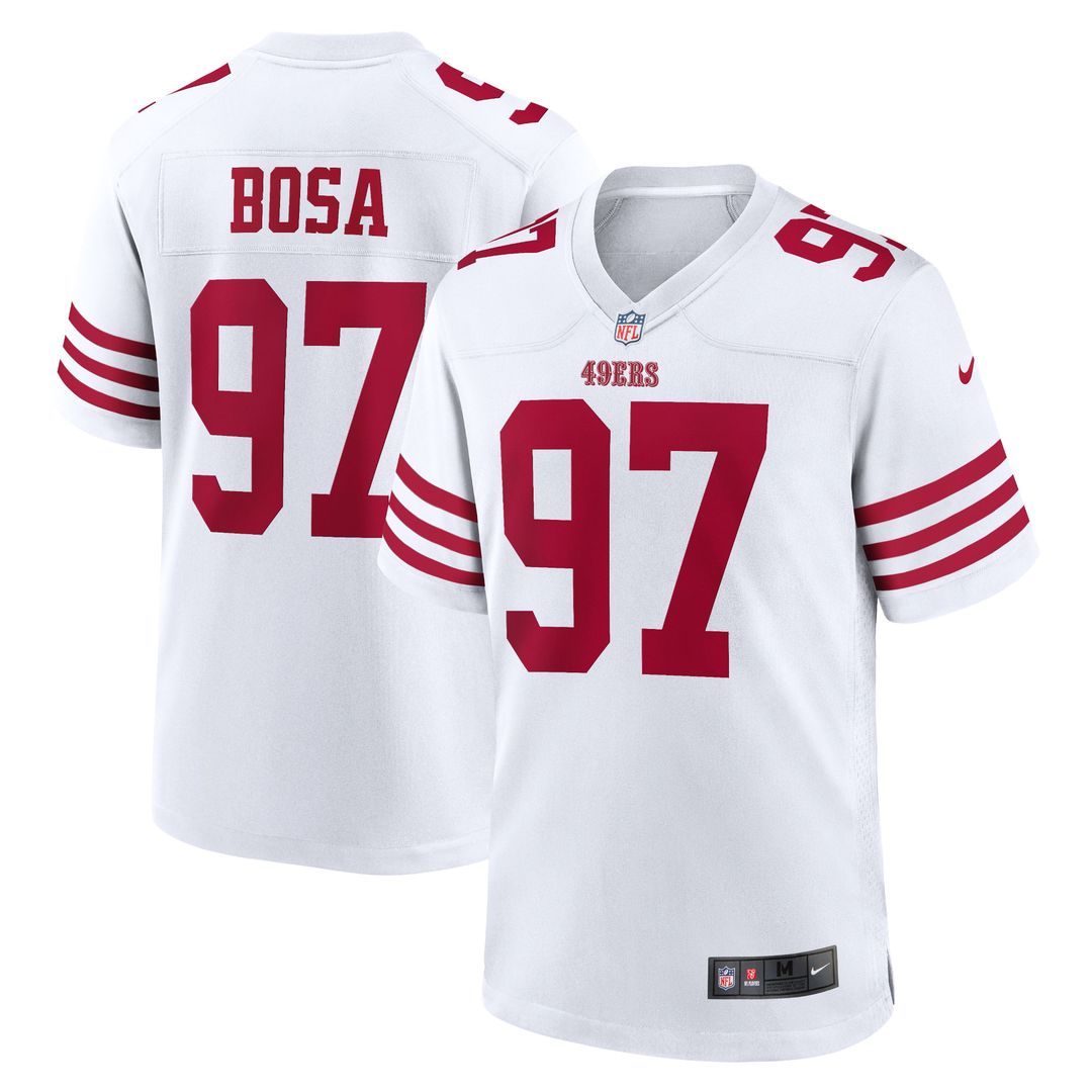 Nick Bosa San Francisco 49ers Nike Team Game Jersey - White