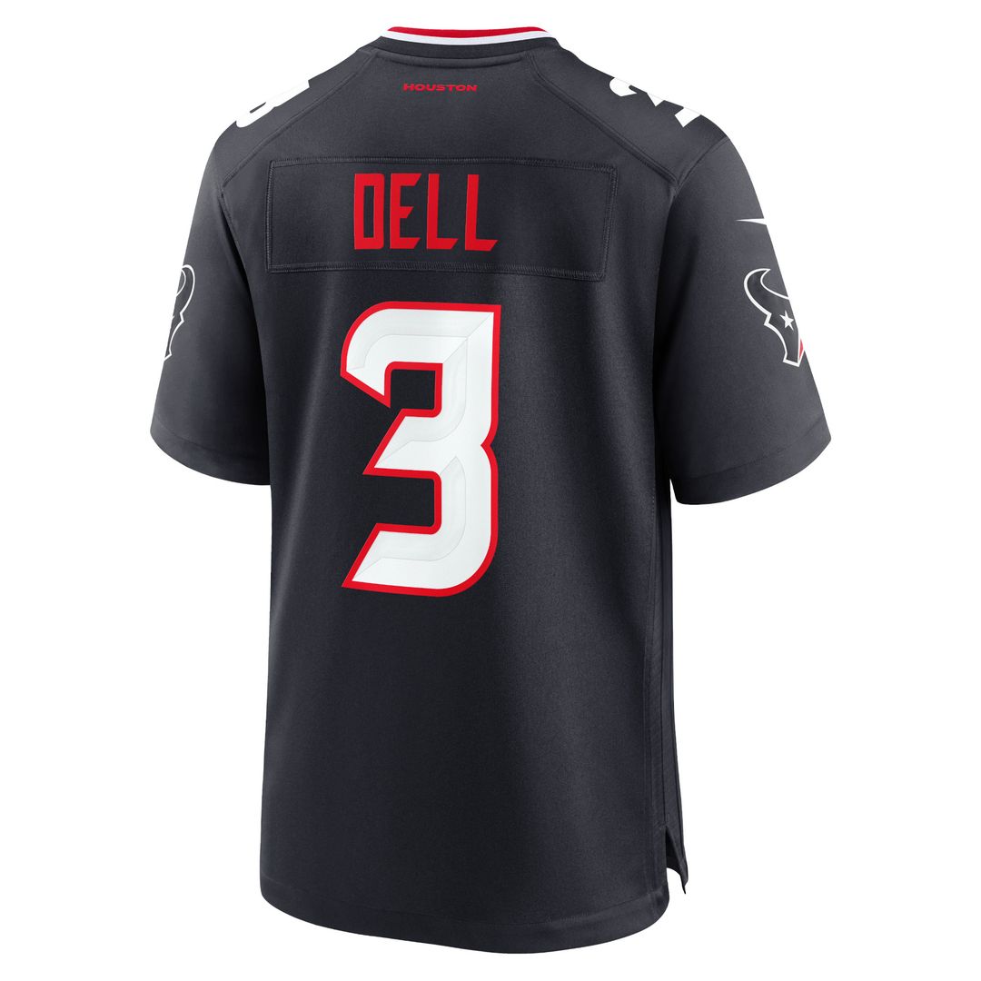 Tank Dell Houston Texans Nike Alternate Game Jersey -  Red