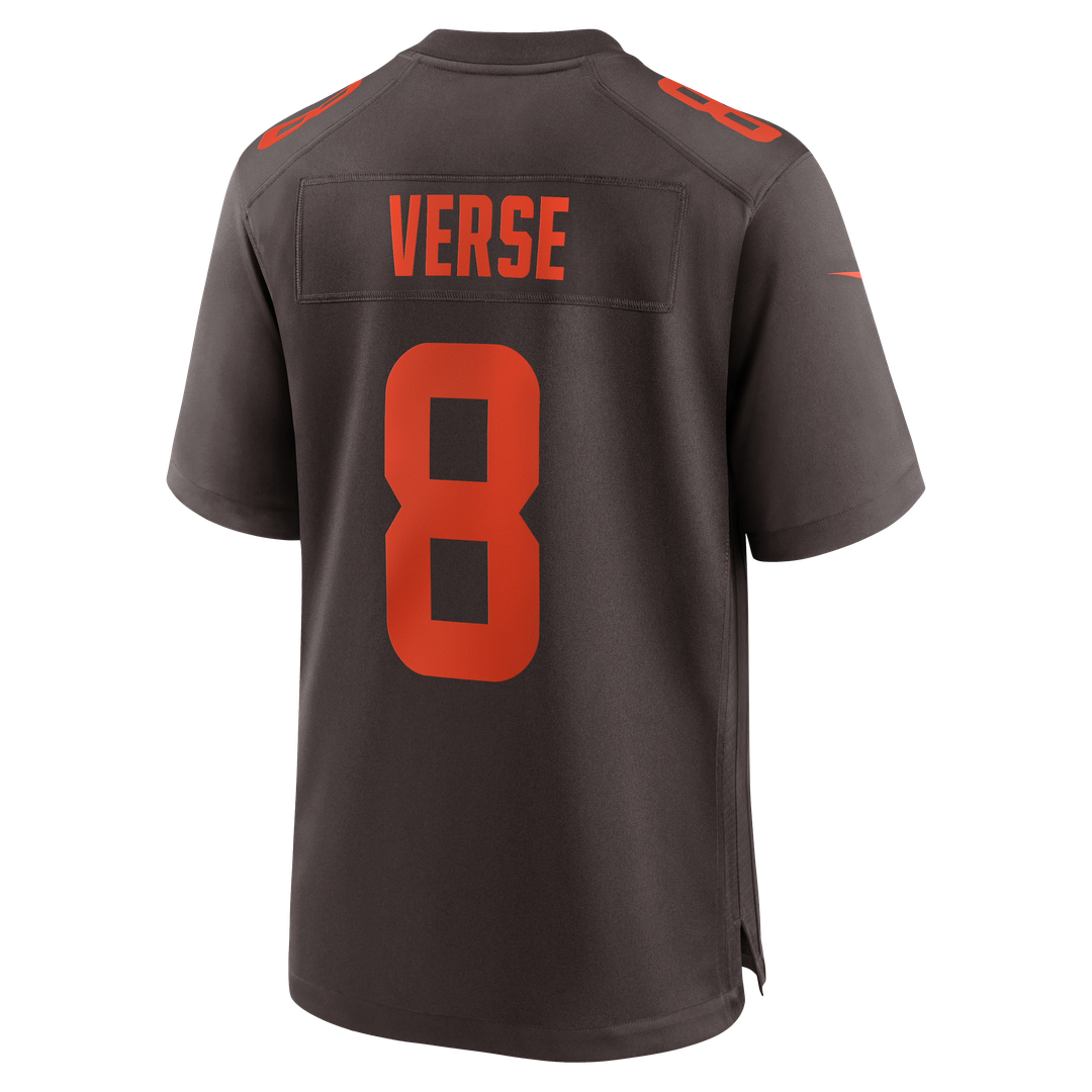 Jared Verse Cleveland Browns Nike Alternate Alpha Dawg Game Jersey - Brown
