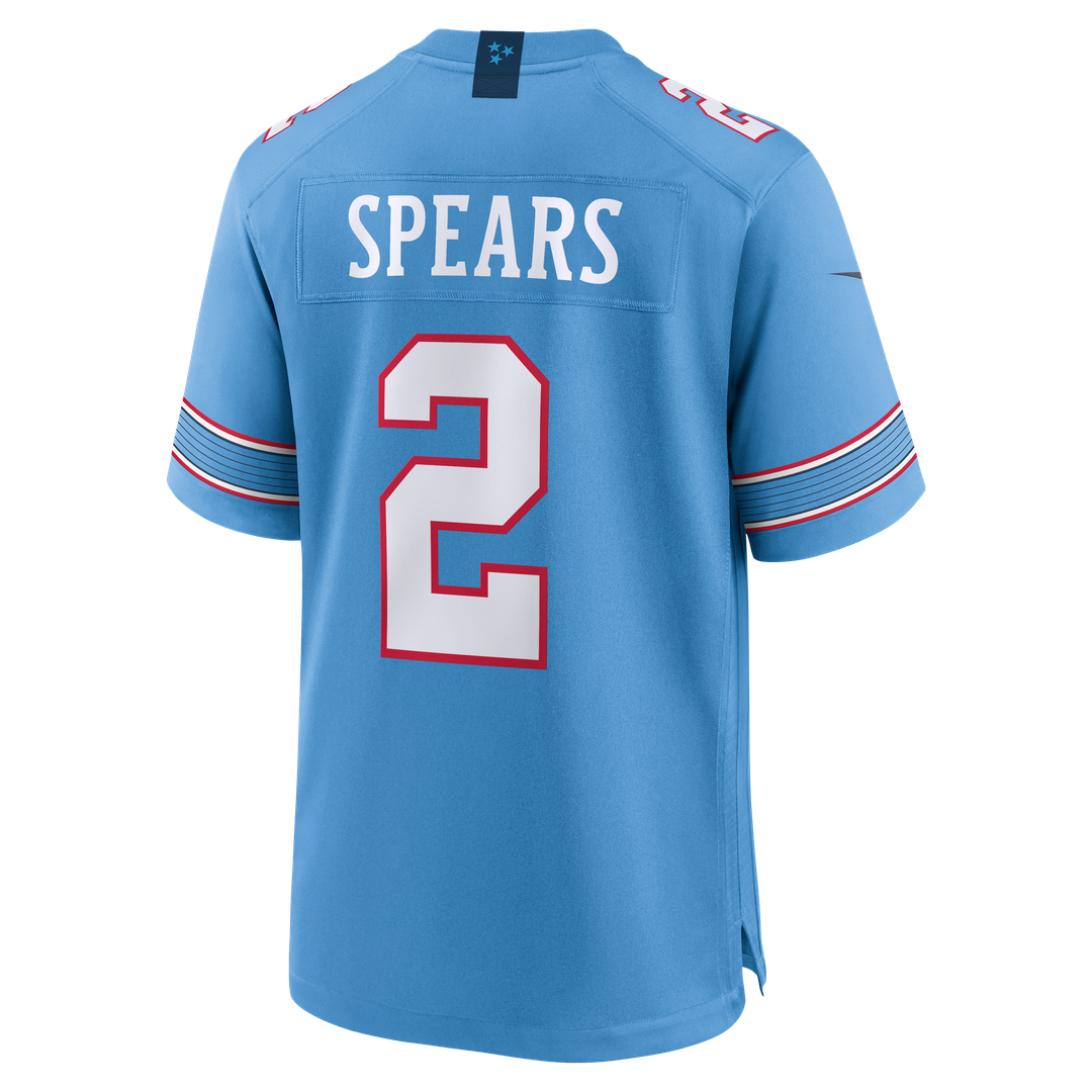 Tyjae Spears Tennessee Titans Nike Game Jersey - Light Blue