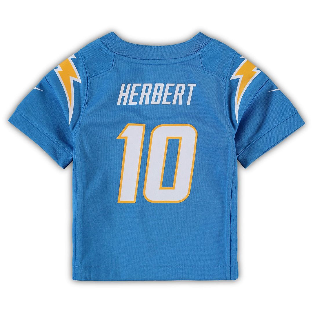 Justin Herbert Los Angeles Chargers Nike Infant Team  Player Game Jersey - Powder Blue