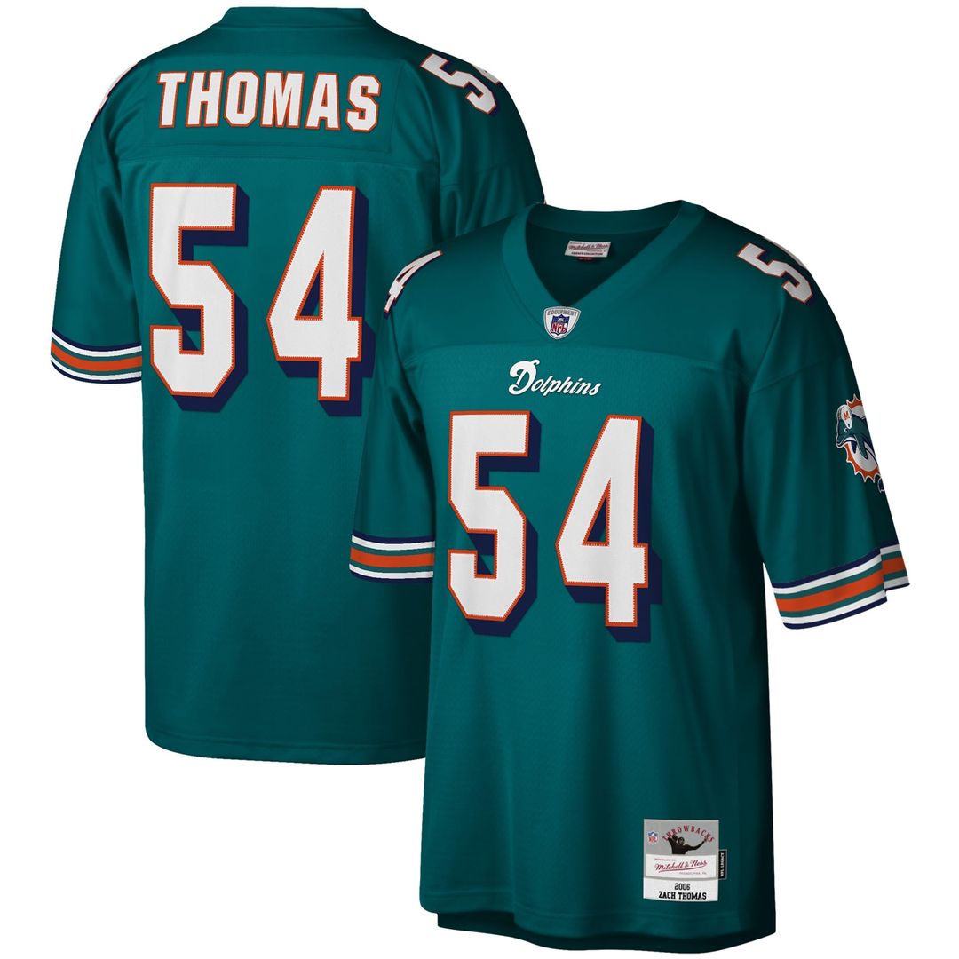 Zach Thomas Miami Dolphins Mitchell & Ness Legacy Replica Jersey - Orange