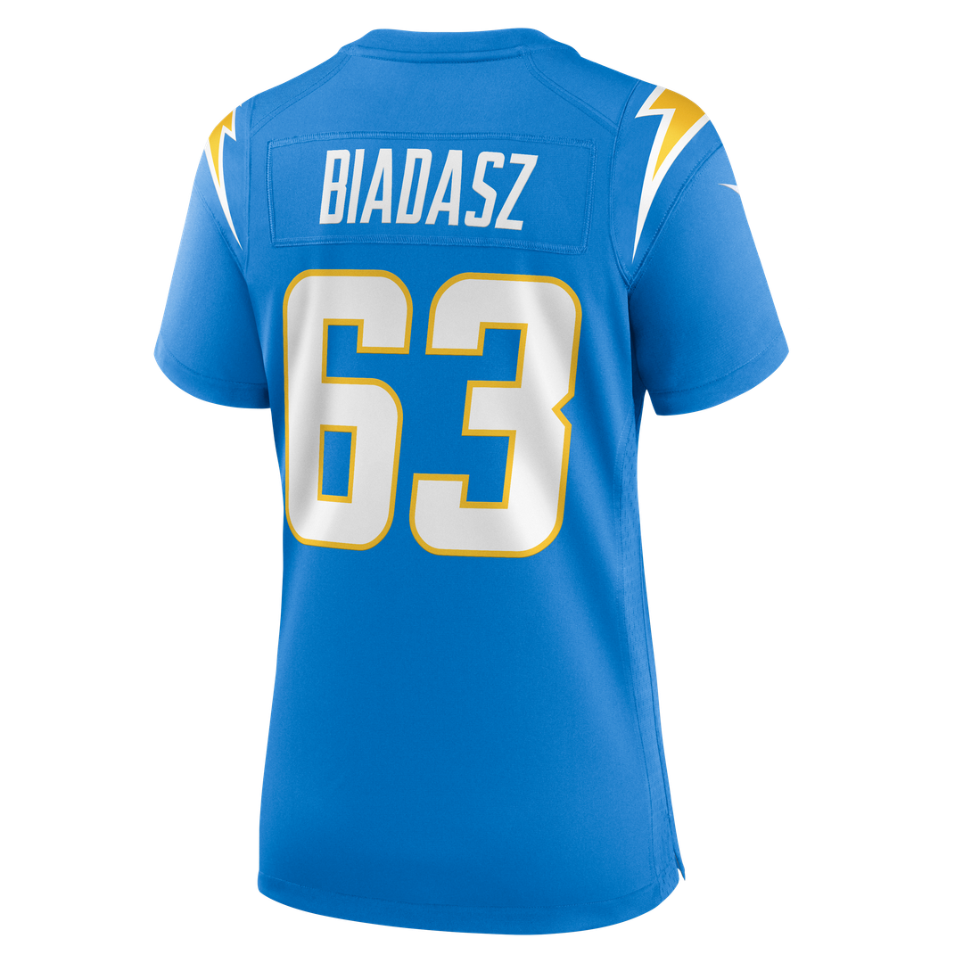 Tyler Biadasz Los Angeles Chargers Nike Women's Team Game Jersey -  Powder Blue