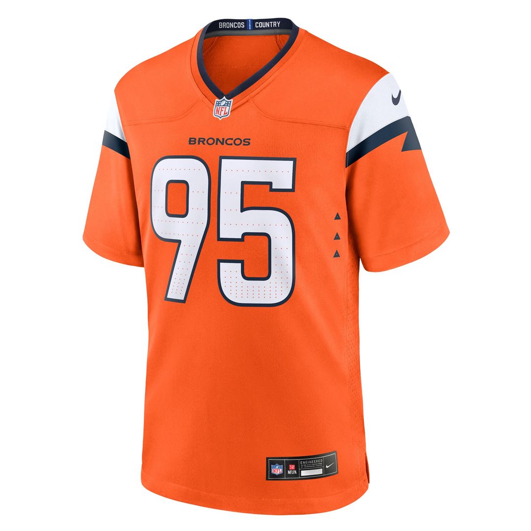 Sai'vion Jones Denver Broncos Nike Team Game Jersey -  Orange