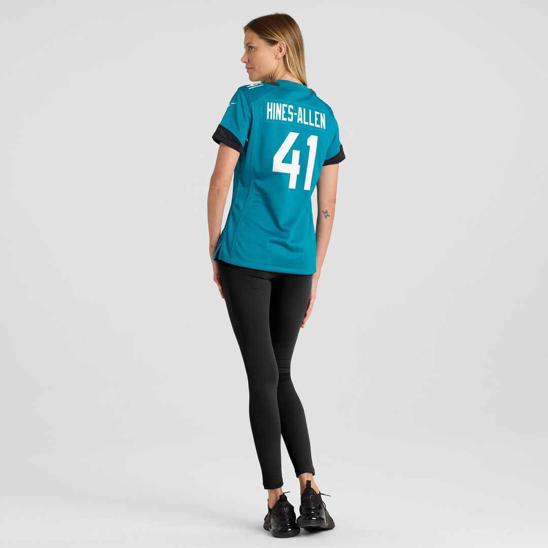 Josh Hines-Allen Jacksonville Jaguars Nike Women's Alternate Player Game Jersey - Black