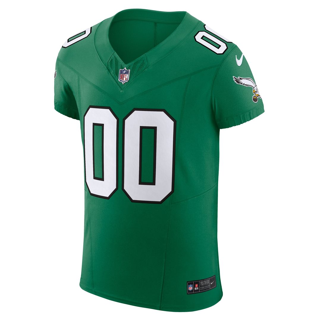 Philadelphia Eagles Nike Team Vapor F.U.S.E. Elite Custom Jersey - Midnight Green