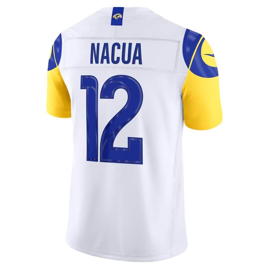 Puka Nacua Los Angeles Rams Nike Vapor F.U.S.E. Stitched Limited Jersey - Royal