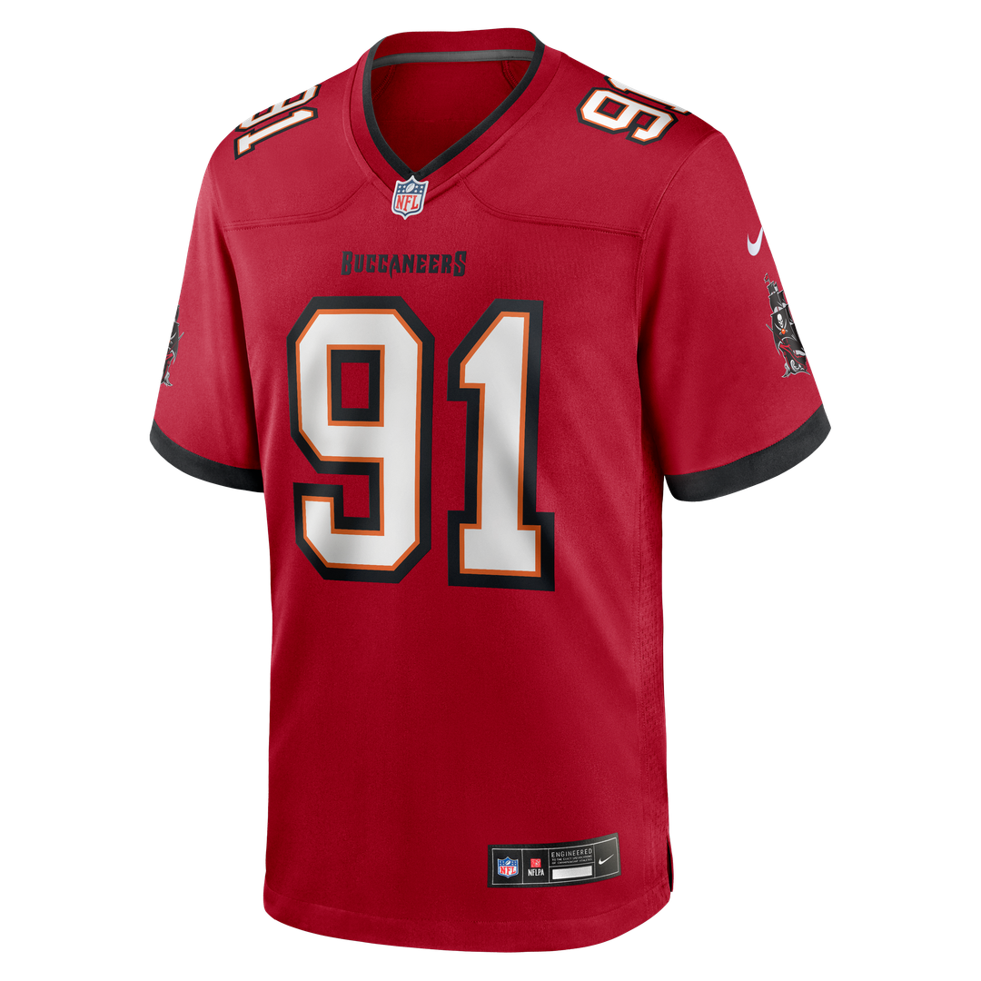 A'Shawn Robinson Tampa Bay Buccaneers Nike Team Game Jersey - Red