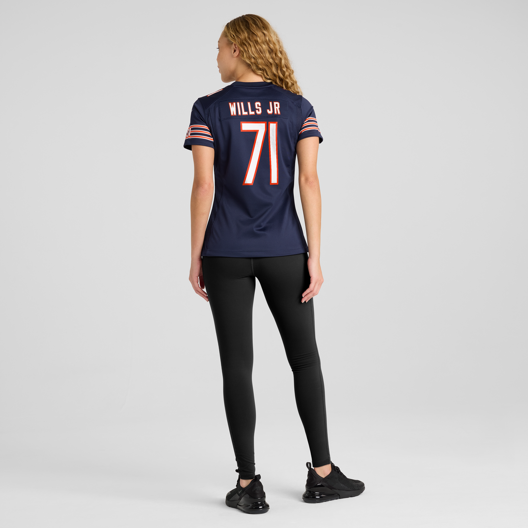 Jedrick Wills Jr. Chicago Bears Nike Women's Team Game Jersey -  Navy