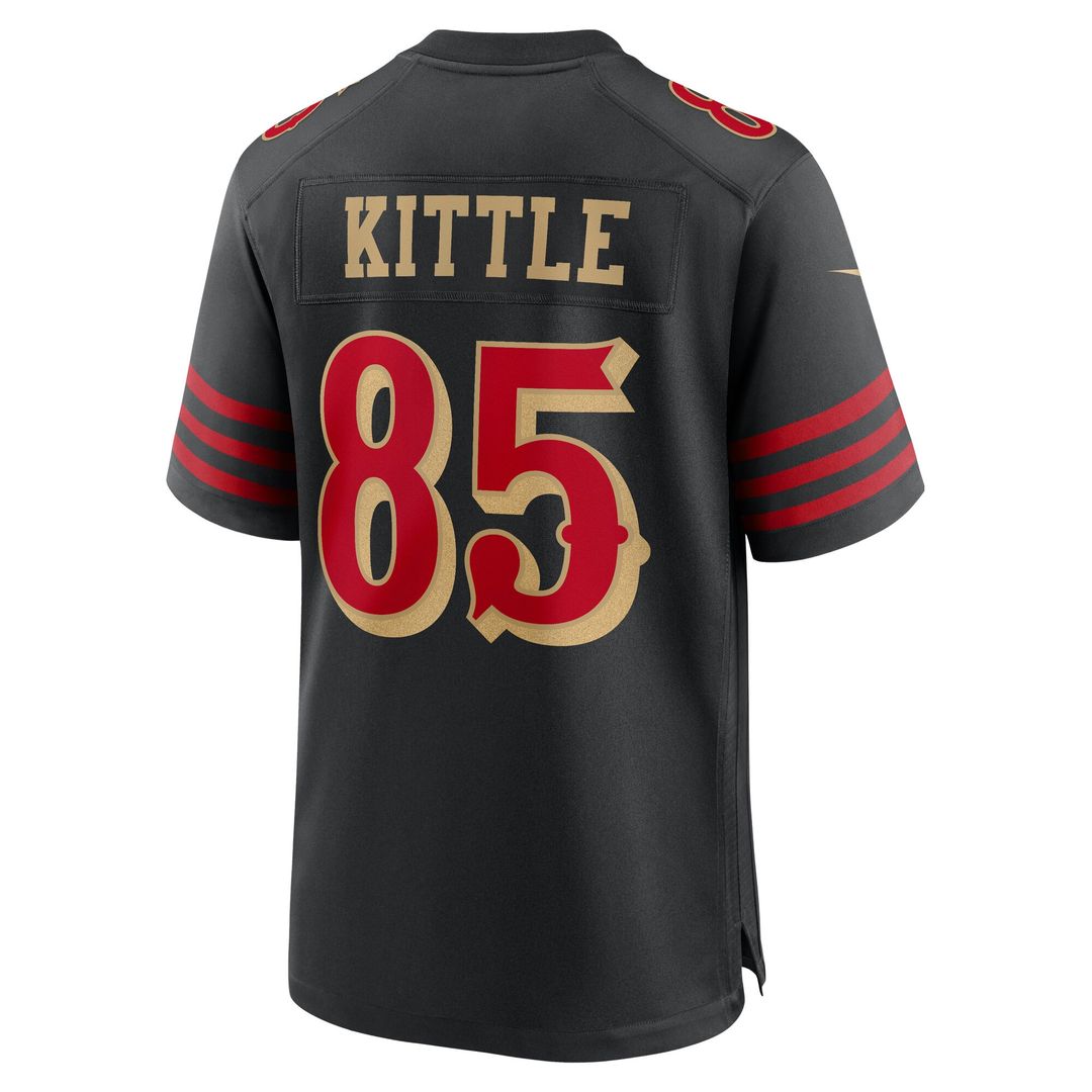 George Kittle San Francisco 49ers Nike 2025 Rivalries Collection Game Jersey - Black
